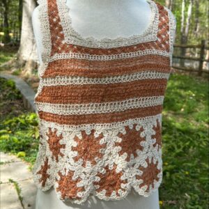 Amber-Cream tank top