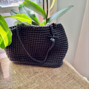 Black Purse with Gems
