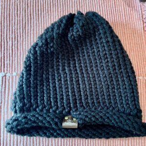 Black wool hat