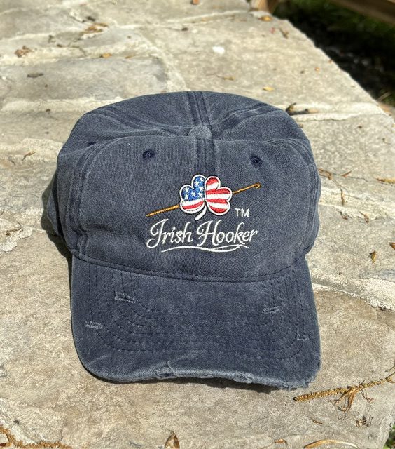 Patriotic Denim Distressed Cap - Image 2